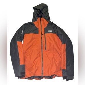 Mountain Hardwear Black and Orange Ski Jacket